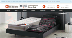Desktop Screenshot of monsieurmeuble-traclet.com